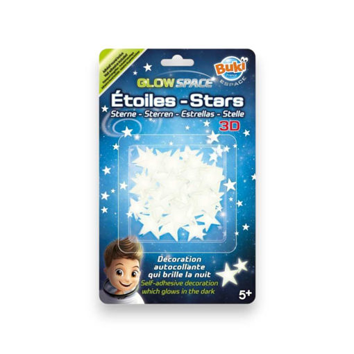 Picture of ADHESIVE GLOW IN THE DARK 3D STARS